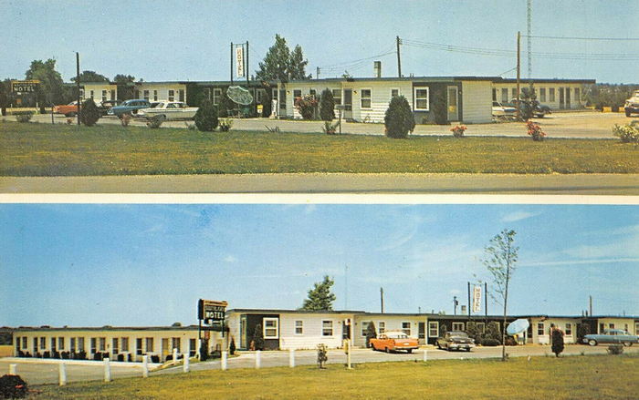 Southlawn Motel - OLD POSTCARD